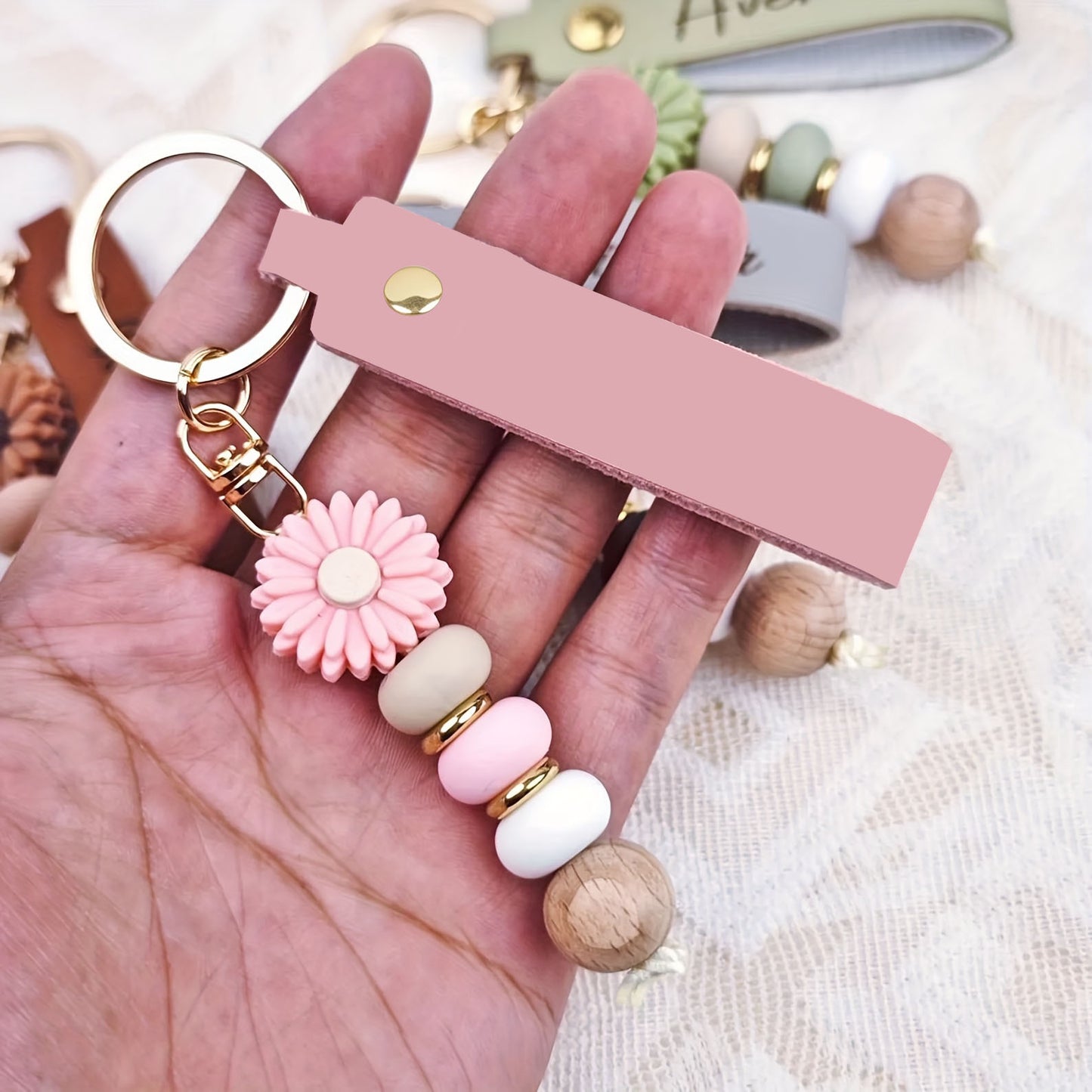 Creative Beaded Keychain