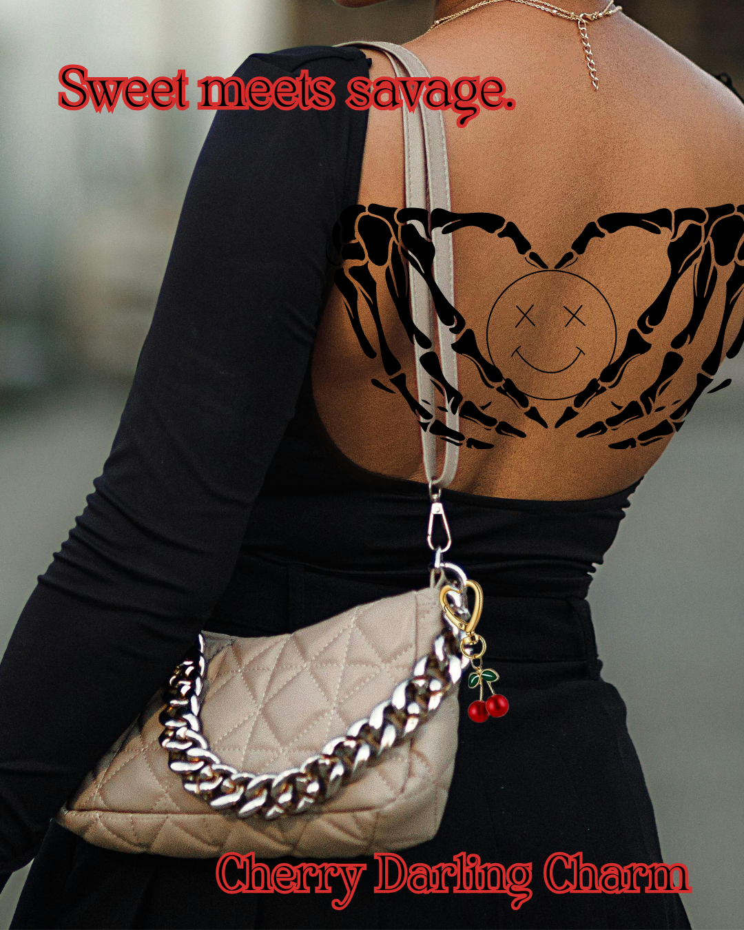 Cherry Purse Charm