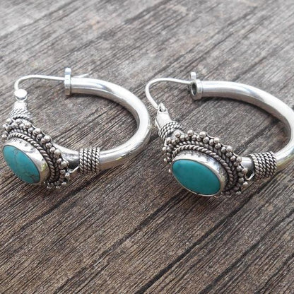 Boho Turquoise Earrings