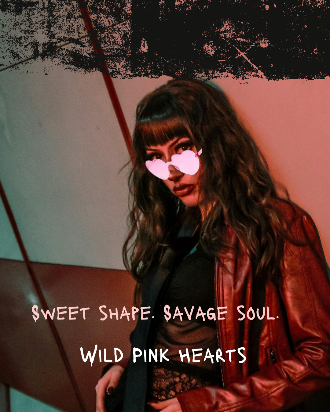 Pink Heart Sunglasses