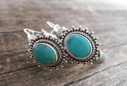 Boho Turquoise Earrings